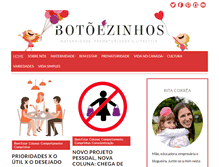 Tablet Screenshot of botoezinhos.com